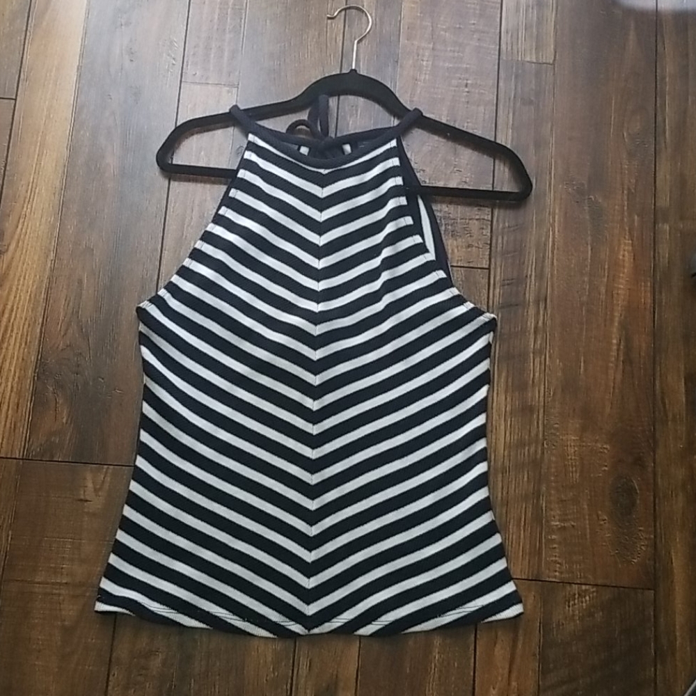 Maeve stripped sleeveless top